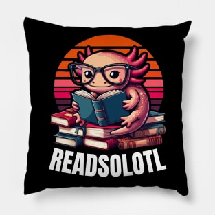 Readsolotl, Axolotl Reading Books Pillow