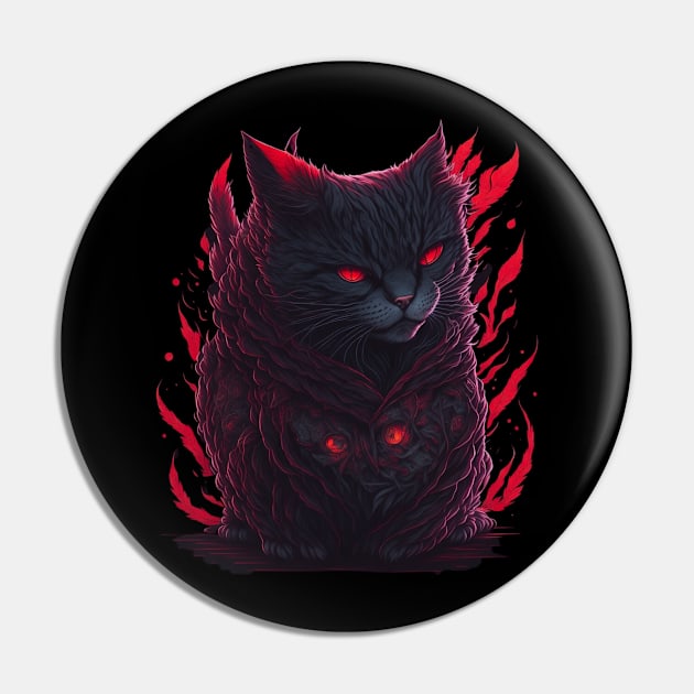 Monster Cat Pin by Clouth Clothing 