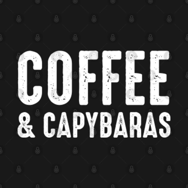 Coffee And Capybaras by GreenCraft