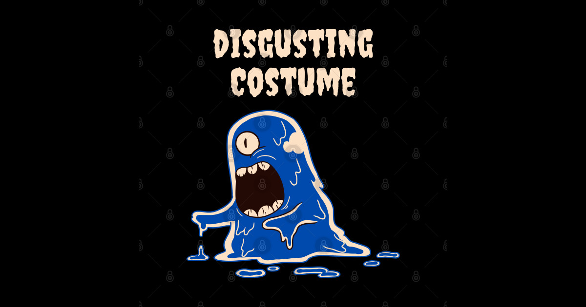 Disgusting Ghost - Ghost Halloween - Sticker | TeePublic