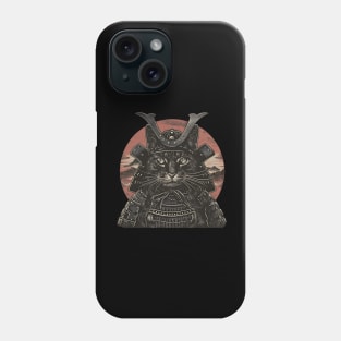 Cat Warrior Ninja Siamese Cat Japanese Fan Art Phone Case