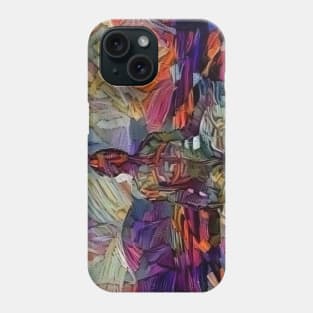 Meditation in lotus pose Phone Case