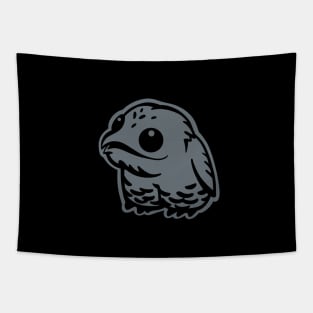 Urutau, cute and weird bird. Stylized art for Common potoo lovers Tapestry