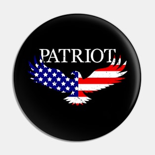 Patriot Proud Patriotic American Pin