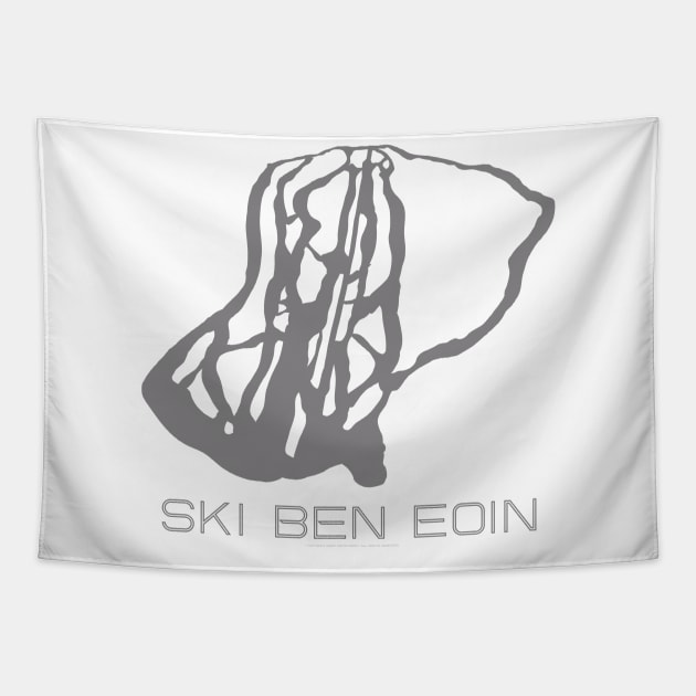 Ski Ben Eoin Resort 3D Tapestry by Mapsynergy