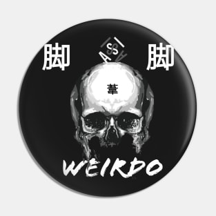 Asi skull weirdo Pin