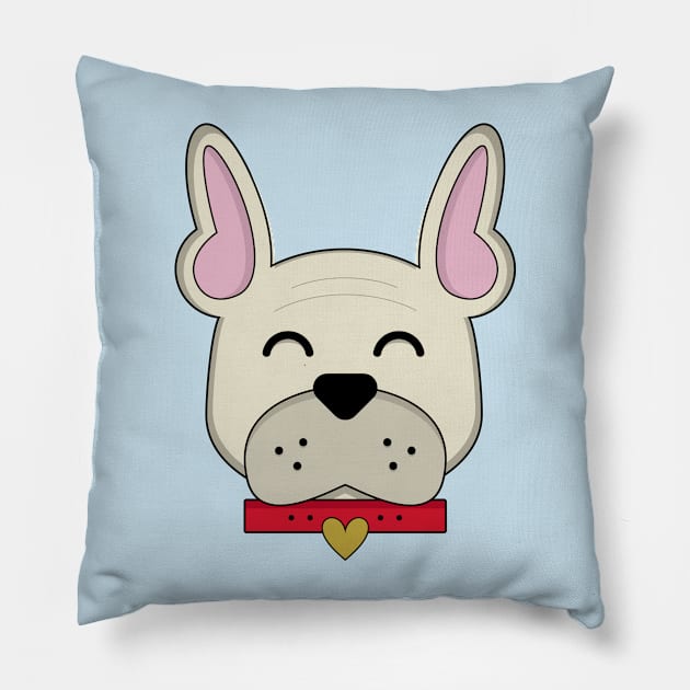 Sweet Frenchie Pillow by _danielita