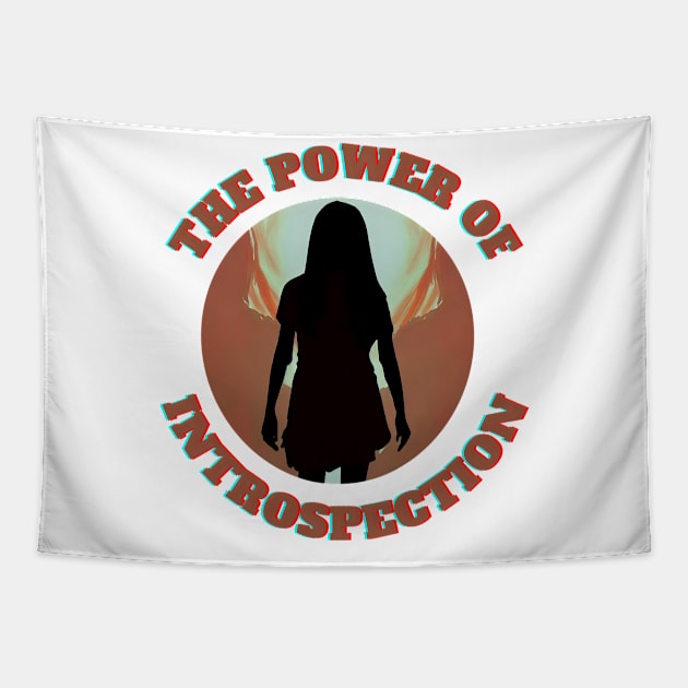The Power of Introspection Tapestry by Berny34Graphics