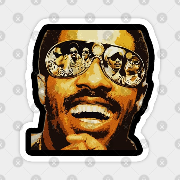 Stevie Wonder Magnet by Baharnis