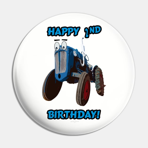 Happy 2nd Birthday tractor design Pin by seadogprints