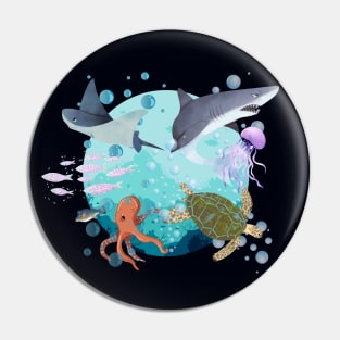 Under the sea Pin