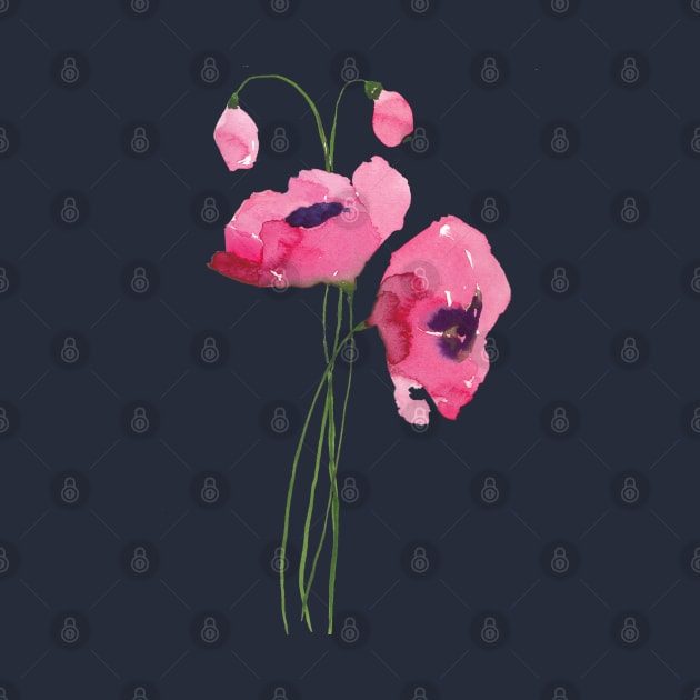 Pink Poppies by saskece