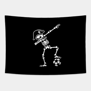 France dab dabbing skeleton soccer football Tapestry