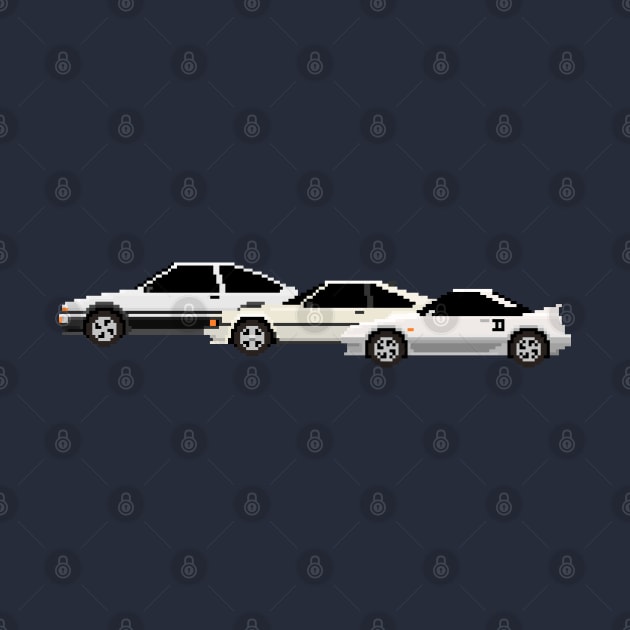 Classic Toyota Combo Pixelart by retsbor10@comcast.net