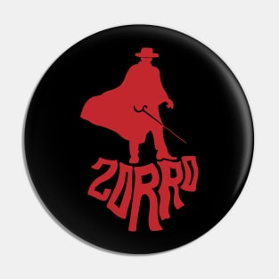 Zorro's Shadow (Red) Pin