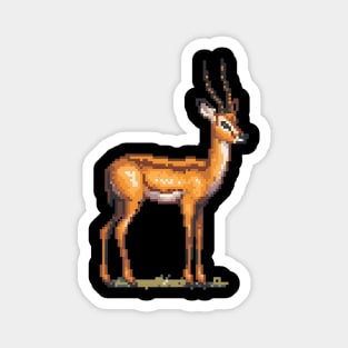 Pixel Gazelle Magnet