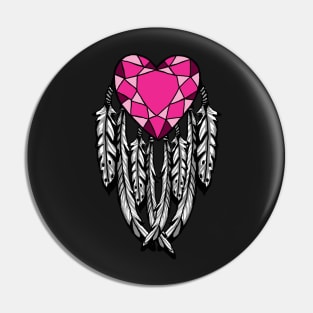 Bejeweled Heart Pin