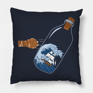 Wave Bottle Pillow