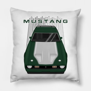 Mustang Mach 1 1971 to 1972 - Dark Green Pillow