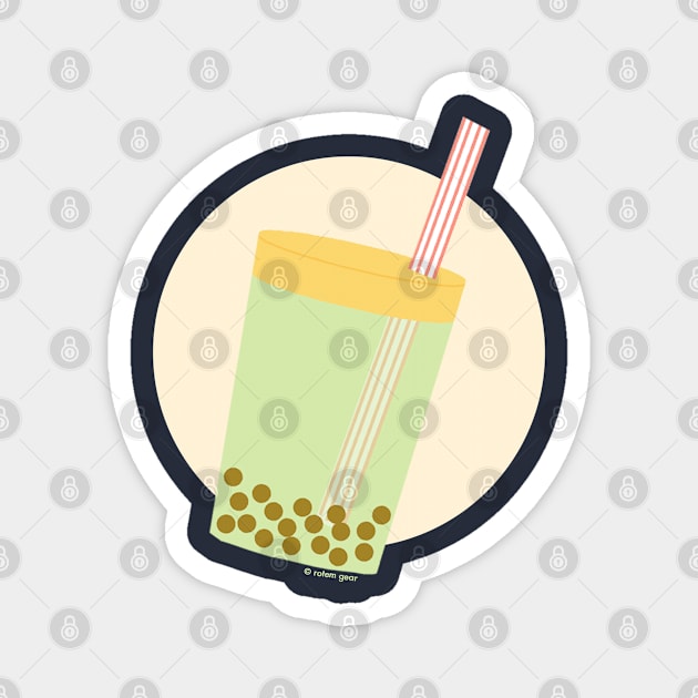 Boba Cup with Moon Magnet by jrotem