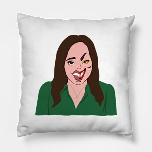 Two-Face Britt Meme Pillow