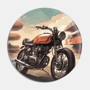 Vintage Cafe racer 50s vibe motorcycle Pin