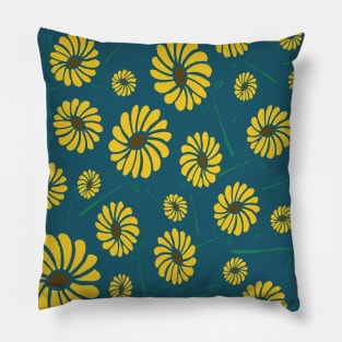 Sunflower Pattern for Summer Pillow