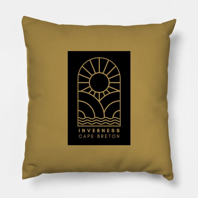 MY CAPE BRETON | INVERNESS Pillow by SALTY TEES & CO.