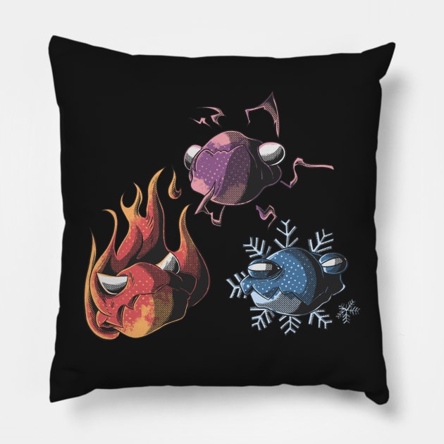 Quas Wex Exort - Invoker Dota 2 Pillow by SLMGames