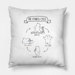 The Boba Fitness Cycle! Pillow