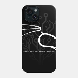 Kali Linux Backtrack with slogan Phone Case