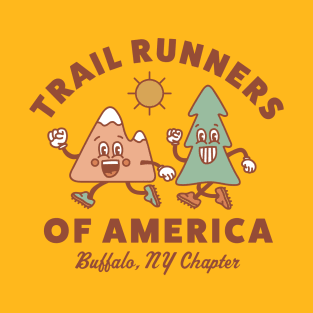 Trail Runners of America Buffalo NY Chapter Retro T-Shirt