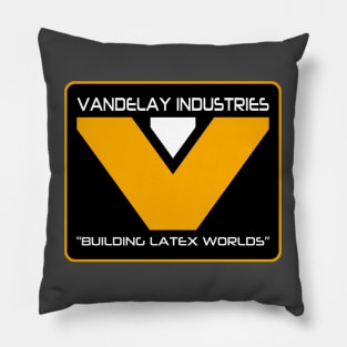 Vandelay Industries Building Latex Worlds Pillow