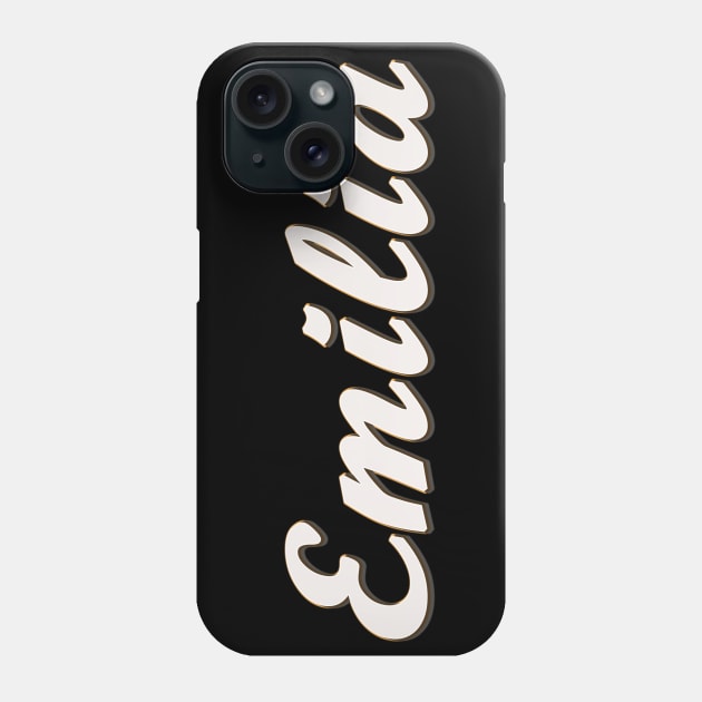 Emilia Female First Name Gift T Shirt Phone Case by gdimido