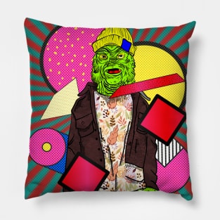 cool creature from the black lagoon Pillow