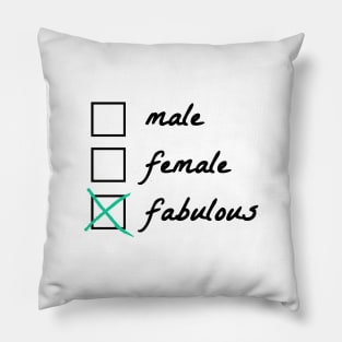 I am fabulous - design Pillow