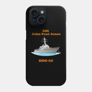 John Paul Jones DDG-53 Destroyer Ship Phone Case