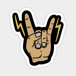 Rock Metal Hand Symbol Magnet