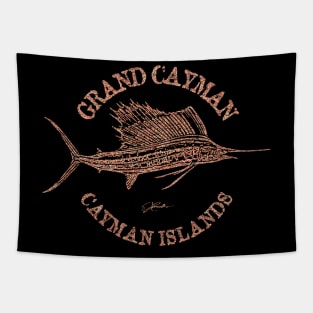 Grand Cayman, Cayman Islands, Sailfish Tapestry