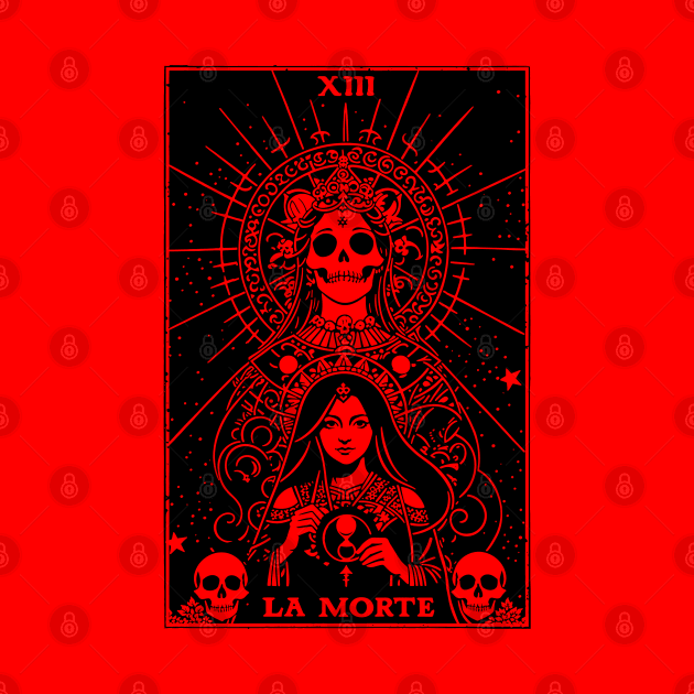 Tarot card collection "La Morte" (Death) by Helgar