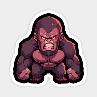 angry gorilla Magnet