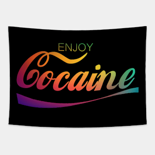 Enjoy Cocaine | Drug Flex Coca | Cocaine cult Tapestry