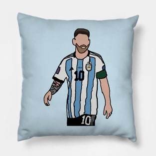 Lionel Messi Argentina 2022 World Cup Pillow