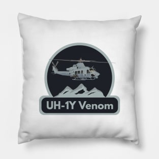 UH-1Y Venom Helicopter Pillow