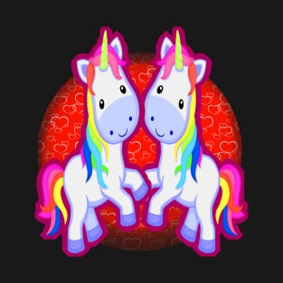 White Unicorn Art T-Shirt