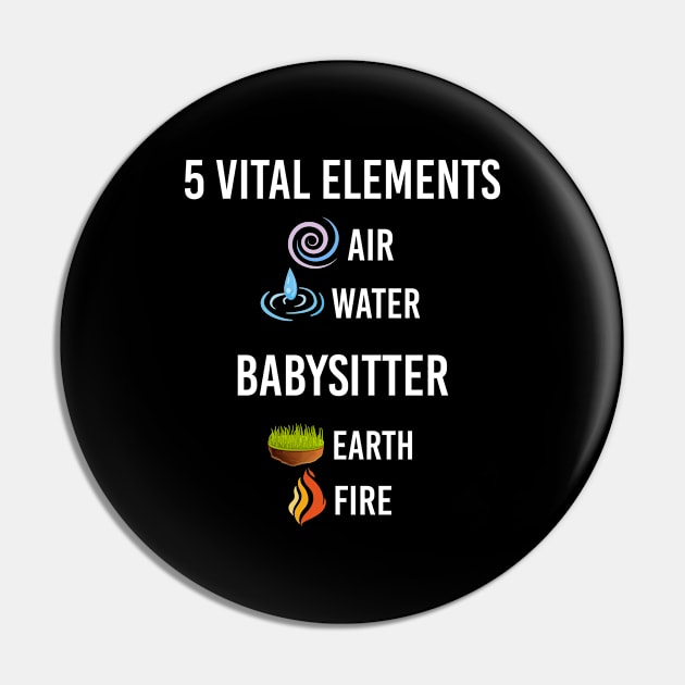 5 Elements Babysitter Pin by Hanh Tay