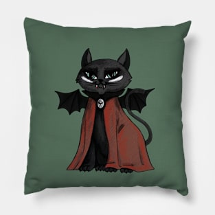 Count vampire cat Pillow