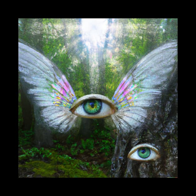 Dreamcore Eye with wings - Angel - Weirdcore dreamcore design by Random Generic Shirts