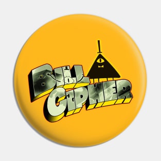 Bill Cipher Title Pin