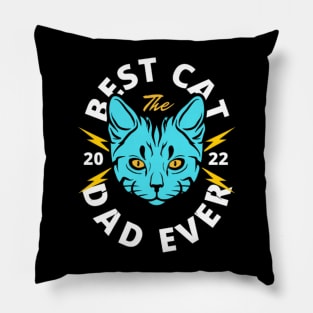 Best Cat Dad Ever - Funny Cat TShirt Pillow
